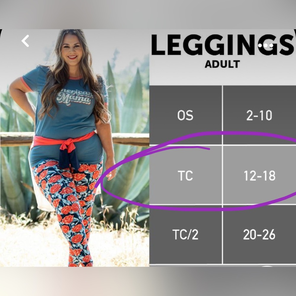 NWT LuLaRoe TC Tall & Curvy Colorful Aztec Print Leggings Red Blue Boho Tribal - Picture 2 of 6